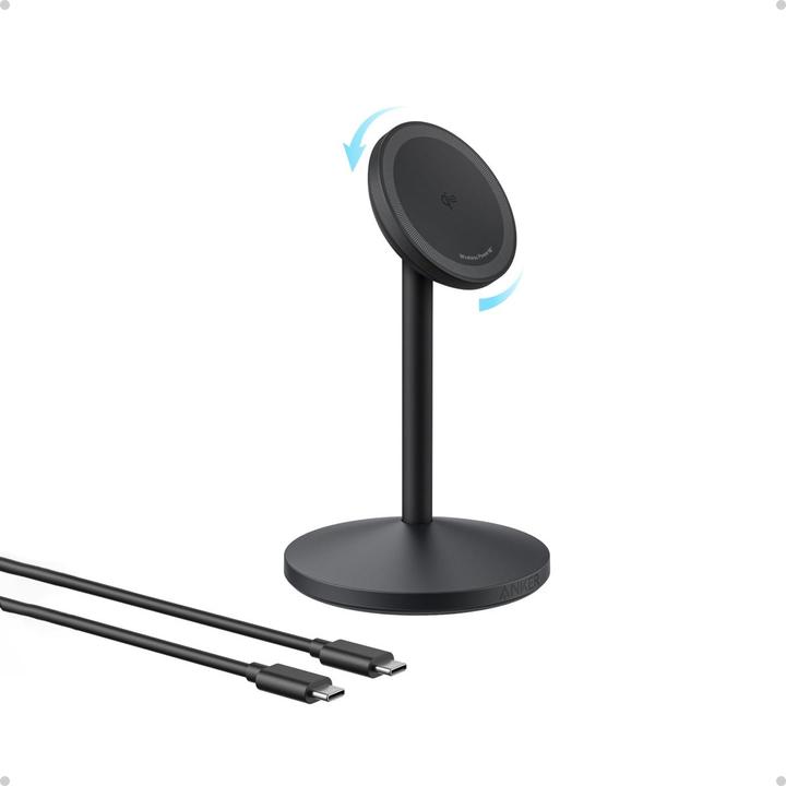 Actual product image Anker MagGo Wireless Charger Stand (15 W)