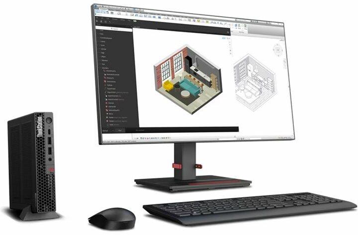 Produktbild Lenovo ThinkStation P3 Tiny (512 GB, 16 GB, Intel Core i5-14600, RTX A400)
