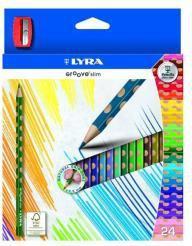 Actual product image Lyra Colored pencil 'GROOVE Slim lacquered (24x)