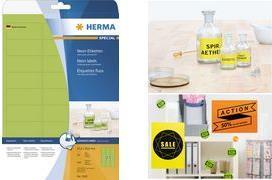 Produktbild HERMA Neon Etiketten A4
