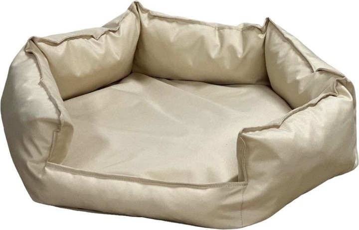 Actual product image Go Gift Hexagon beige XL - Pet bed - 75 x 55 x 15 cm (Dog, Cat)
