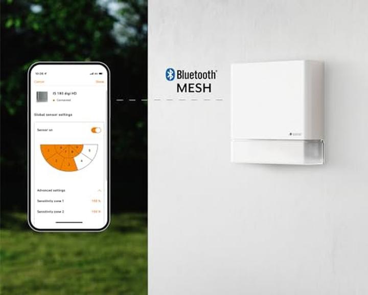 Produktbild Steinel Bewegungsmelder IS 180 DIGI HD WS 180' weiss Bluetooth (9 m)