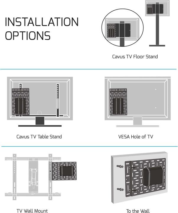 Actual product image Cavus CHU03 (AV Support, Mounting- / Adapterplates)