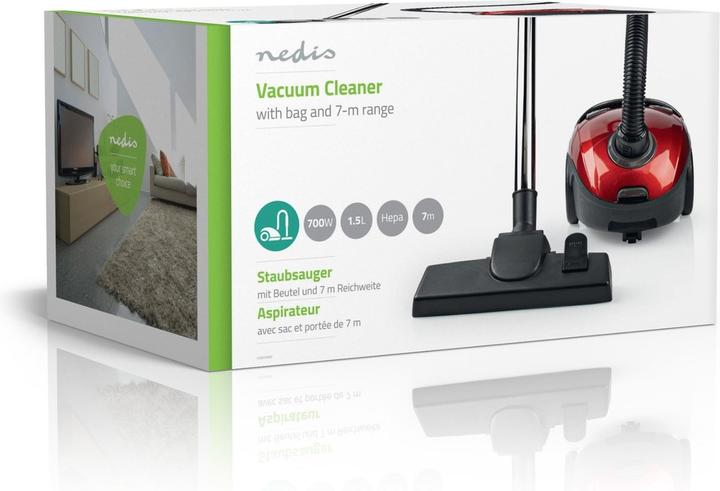 Actual product image Nedis Hoover with bag 700W 1.5L