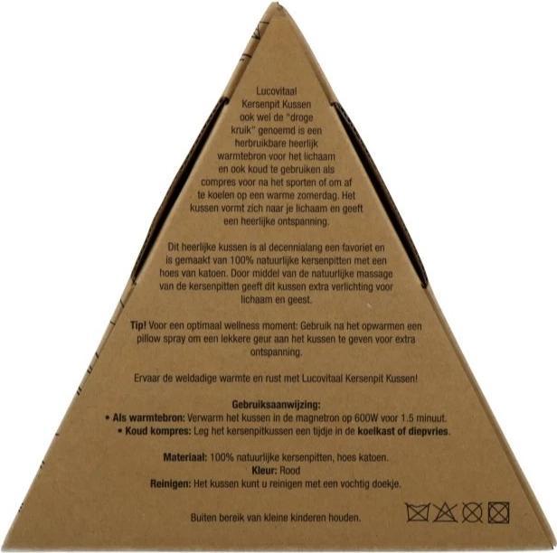 Produktbild Lucovitaal Cherry Pit Cushion Rectangular