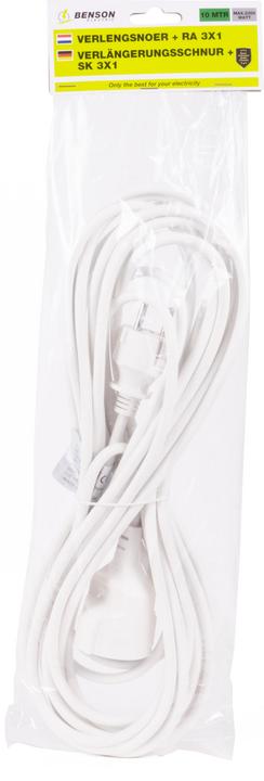 Immagine prodotto Benson Electric Prolunga + terra 3 x 1,0 10 m (10 m, CEE 7/3)