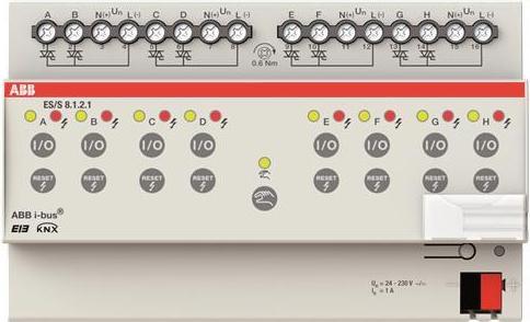 Actual product image ABB ES/S8.1.2.1Elekt. ES/S8.1.2.1 Switching cycle 8f, 1A, REG 2CDG110059R0011 (Switch actuator)