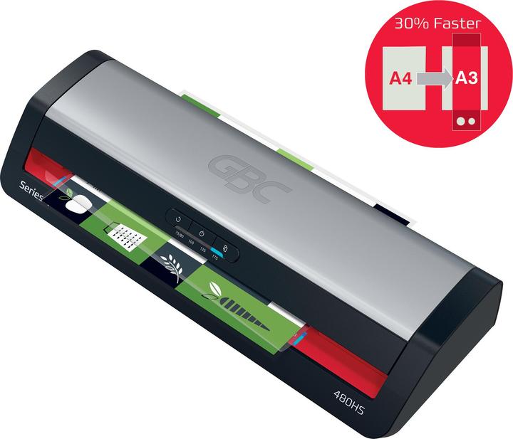Produktbild GBC Laminiergerät 480HS (EU Version) (75 - 175 µm, A3)