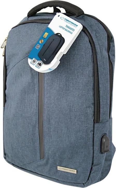 Actual product image Esperanza ET196 Laptop backpack 15 6" Blue