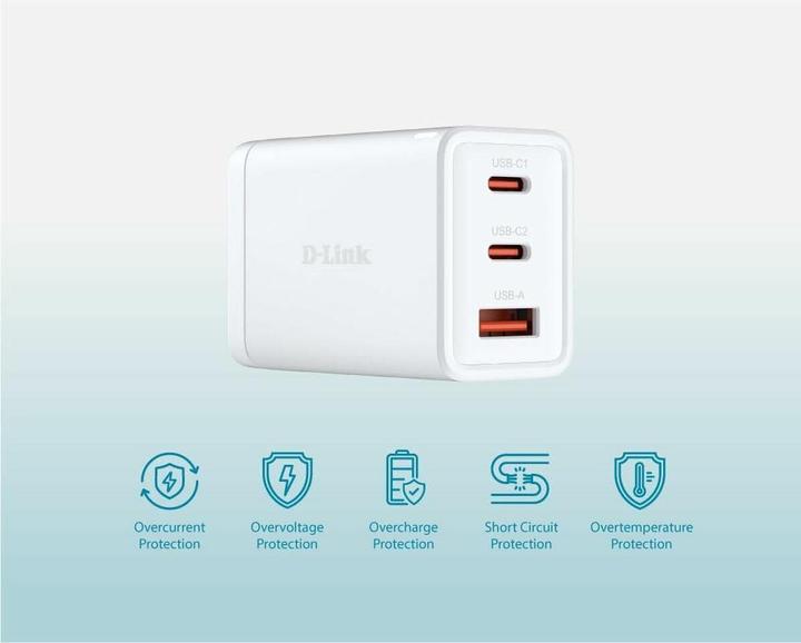 Produktbild D-Link 65W GAN CHARGER (65 W, 3 Ports)