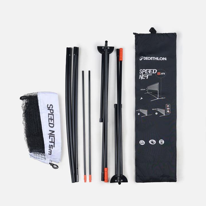 Immagine prodotto Perfly Outdoor-Netz Freizeit Badminton Tennis Pickleball - Speednet 5M V2 weiss