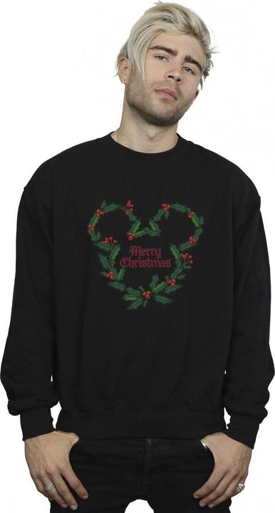 Produktbild Disney Mickey Mouse Merry Christmas Holly Sweatshirt (4XL)