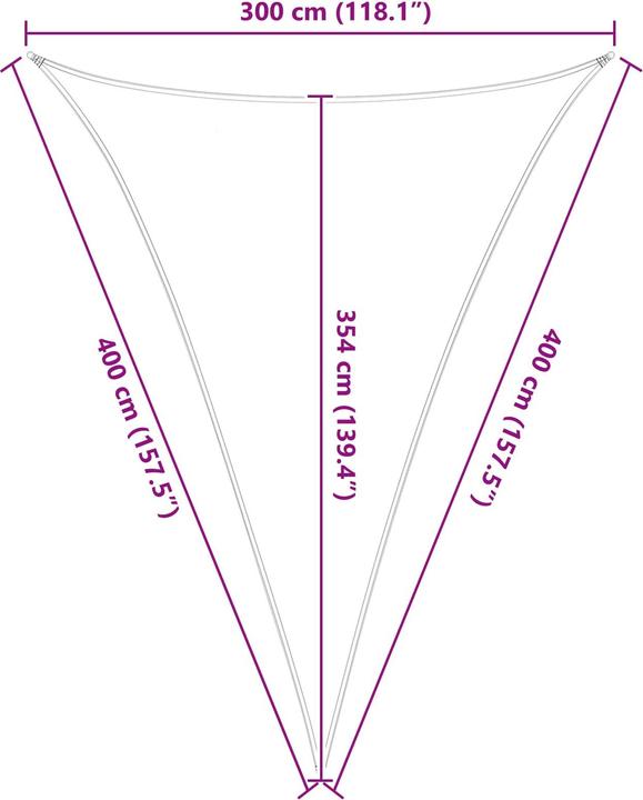 Actual product image vidaXL Outdoor Sonnenschutz Markise (400 x 300 cm)