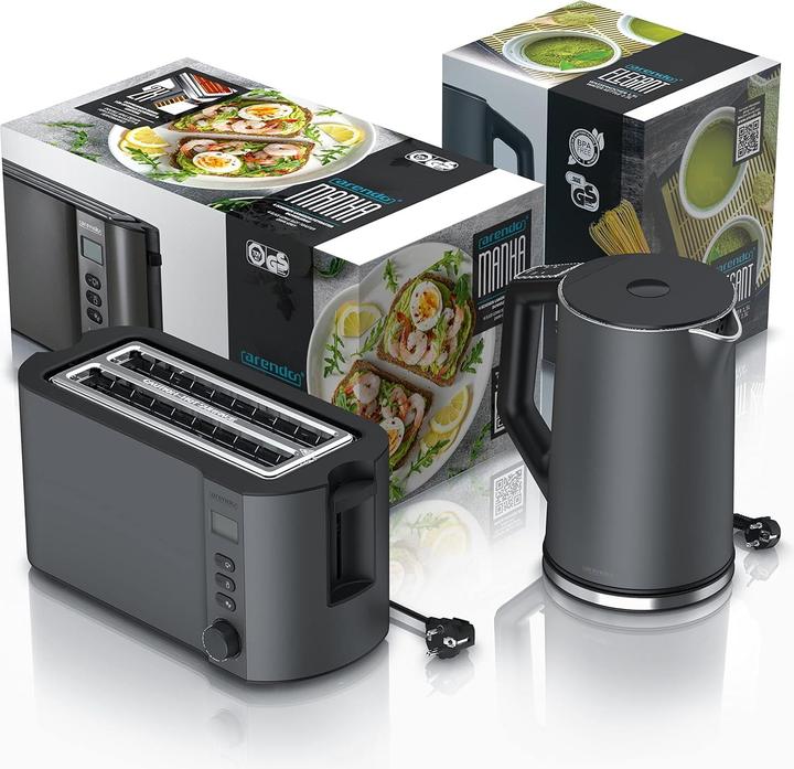 Actual product image Arendo Kettle and toaster set (1.50 l)