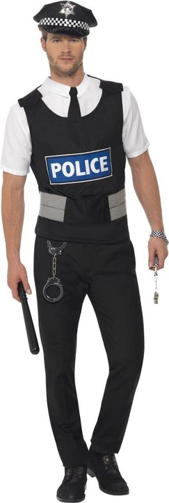 Produktbild Smiffys Polizist Kostüm (M)