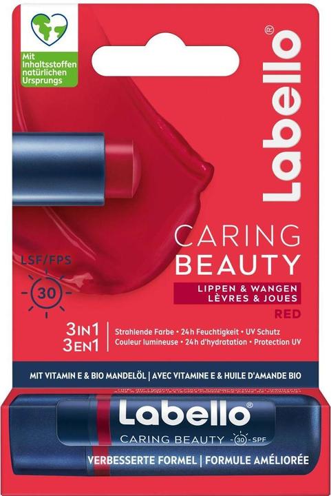 Actual product image LABELLO Caring Beauty Red (neu) Stick 4.8 g (Lip Care Stick, 5.50 ml)