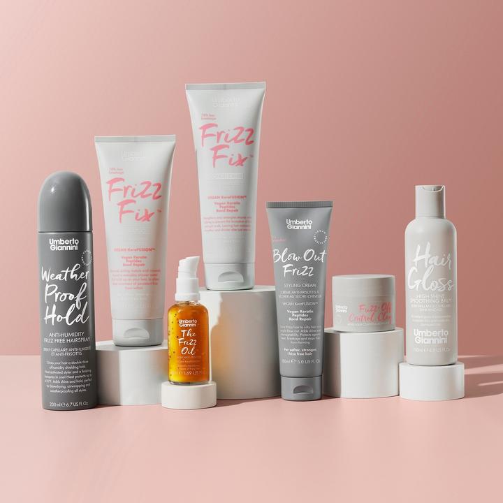 Produktbild Umberto Giannini Frizz Weatherproof Hair Spray 200ml Anti-Frizz Ultralight (200 ml)