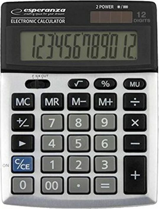 Actual product image Esperanza ECL102 Desktop calculator Simple calculator (Rechargeable battery)