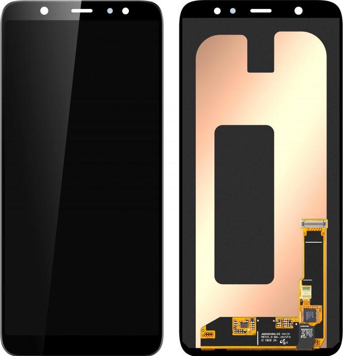 Actual product image Samsung LCD Display +Touch Unit A605 Galaxy A6 Plus 2018 Black (Service Pack) (Display, Galaxy A6+)