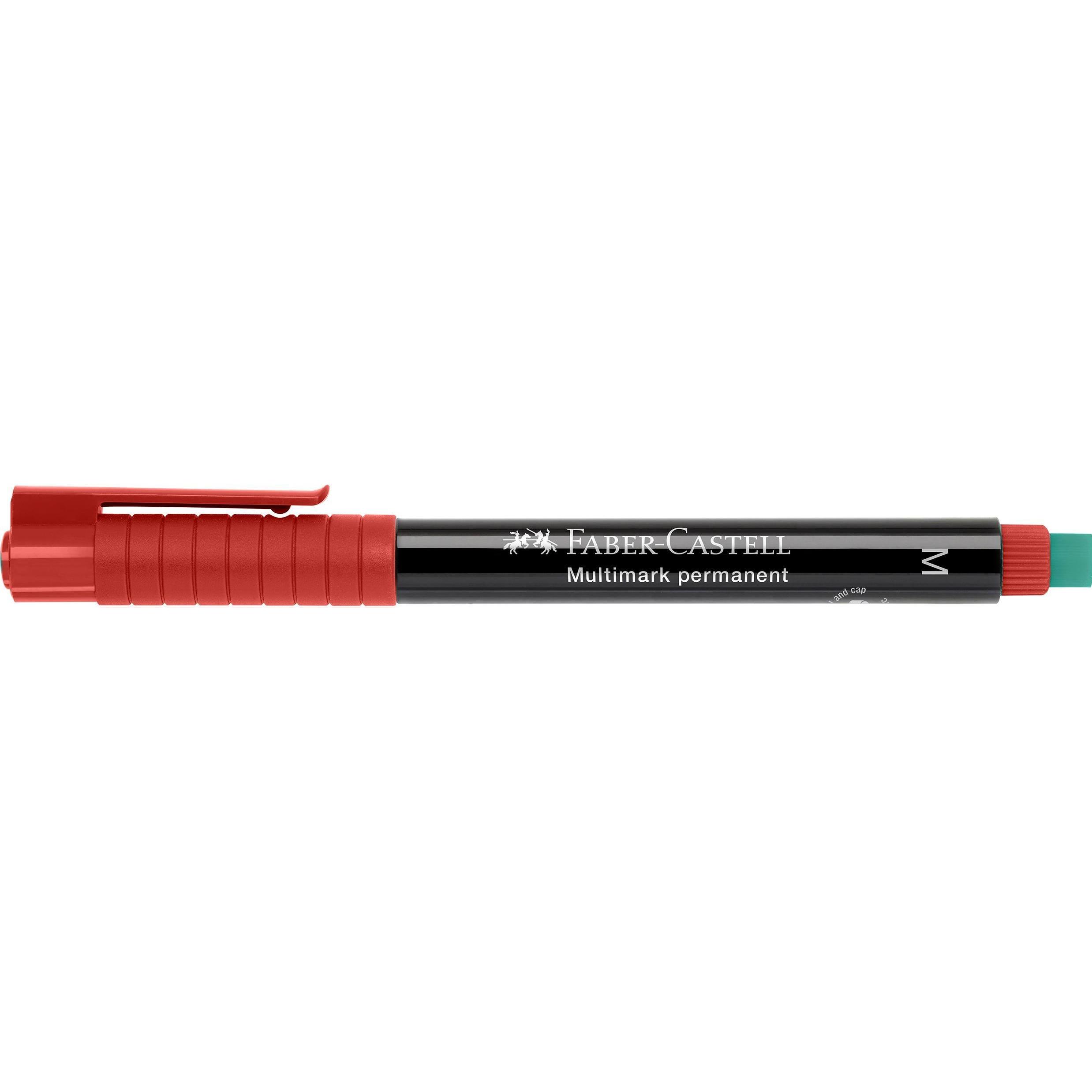 Thumbnail - Faber-Castell, Marker, Overheadstift Multimark Permanent (Rot, 1 mm, 1 x)
