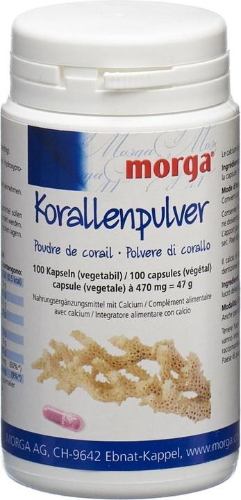 Produktbild Morga Korallenpulver Vegicaps (100 Stück, Pulver, 70 g)