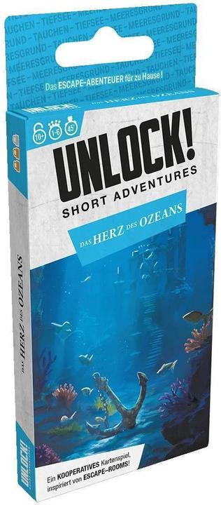 Asmodée Unlock! Short Adventures The Ocean s Heart (Fall 12) DE (German, 1 - 6 Players)