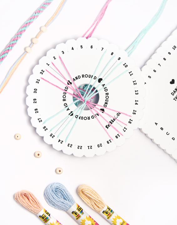 Actual product image Folia Set de bricolage bracelets Kumihimo