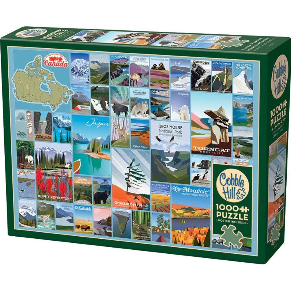 Cobble Hill Puzzle Kanadische Nationalparks und Reservate 1000 Teile