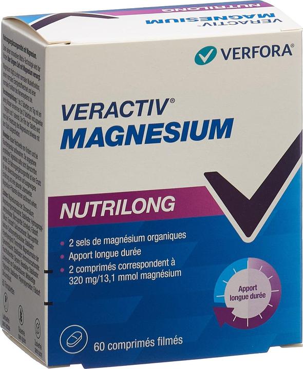 Actual product image Veractiv Magnesium Nutrilong (60 Piece, Pills, 117 g)