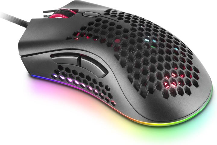 Produktbild Mars Gaming Souris Filaire Gamer Mmex RGB (Noir) (Kabelgebunden)