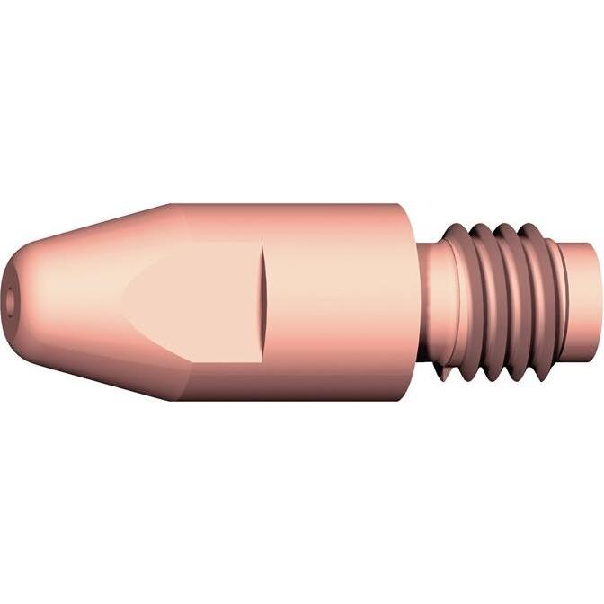 Abicor Binzel, Schweissgerät Zubehör, Stromdüse Draht-Ø 1 mm M 8 Länge 30 mm CuCrZr
