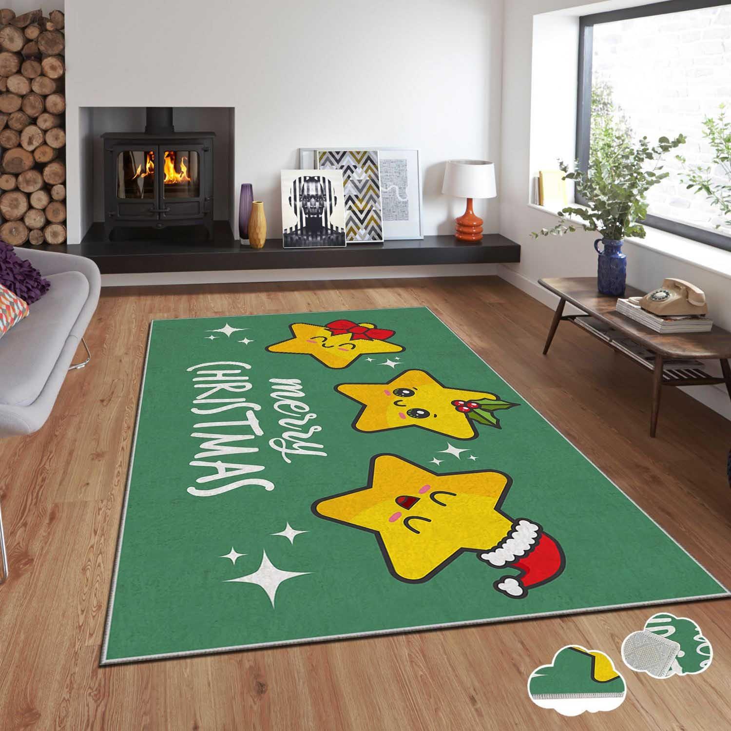 Thumbnail - Hanah Home Christmas, Teppich, Holiday (100 x 140 cm)