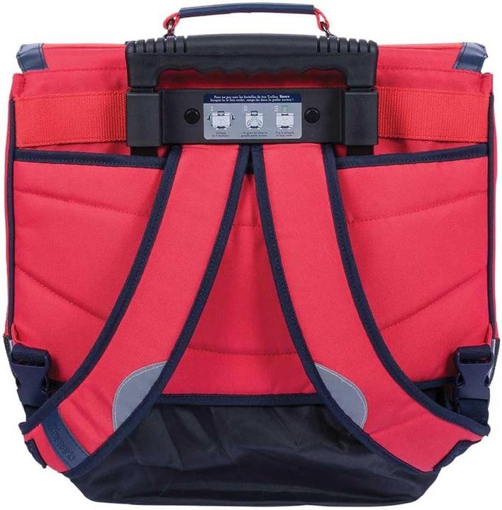 Actual product image Campeny Boys Rolling Backpack with Reflective Details and Multiple Compartments