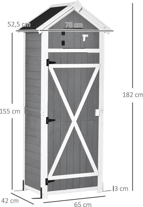 Immagine prodotto Outsunny Capanno degli attrezzi