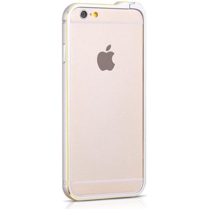 Hoco Apple iPhone 6 / 6s Blade Series Fedora Metal Bumper HI-T026 (Apple iPhone 6, Apple iPhone 6s), Cover smartphone, Argento