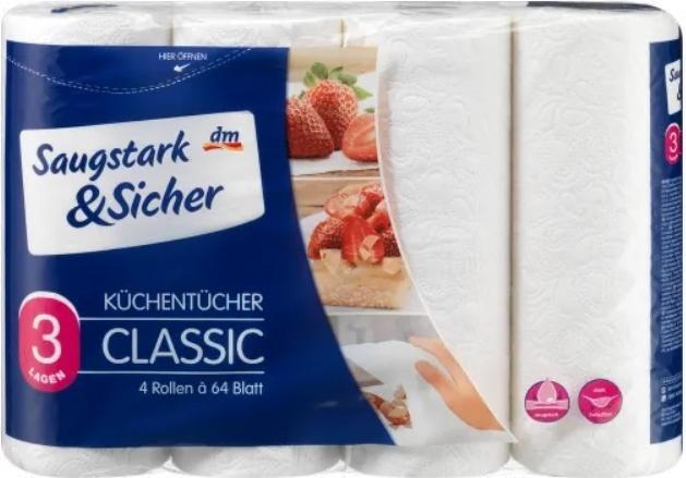 Produktbild dm Saugstark&Sicher Classic (4x)