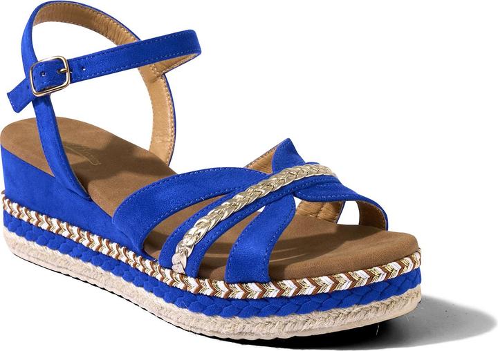 Actual product image Joe Browns Platform Espadrille Cross Over Sandals (42)