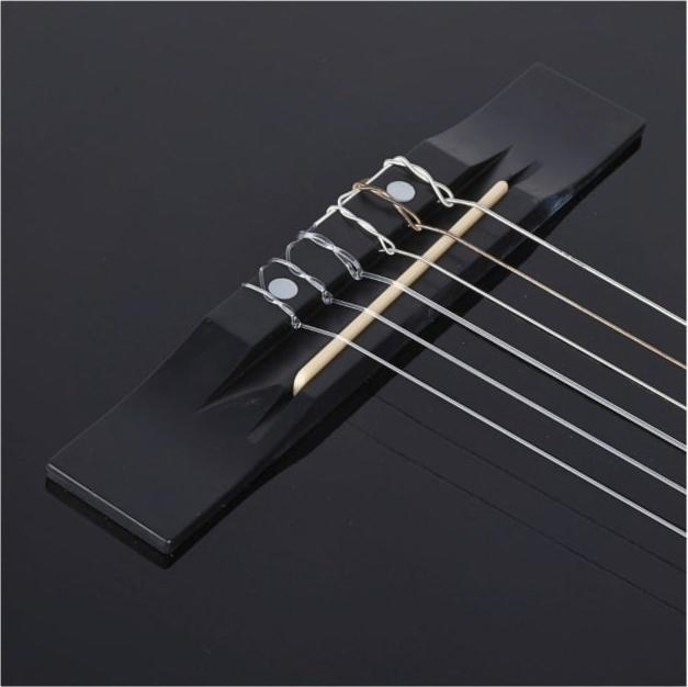 Actual product image Salvador Cortez SUPRIMO CGS1 BK - Gitara klasyczna 4/4 czarna do nauki (ABS, Lime wood, Nylon, Okoume, Plastic)