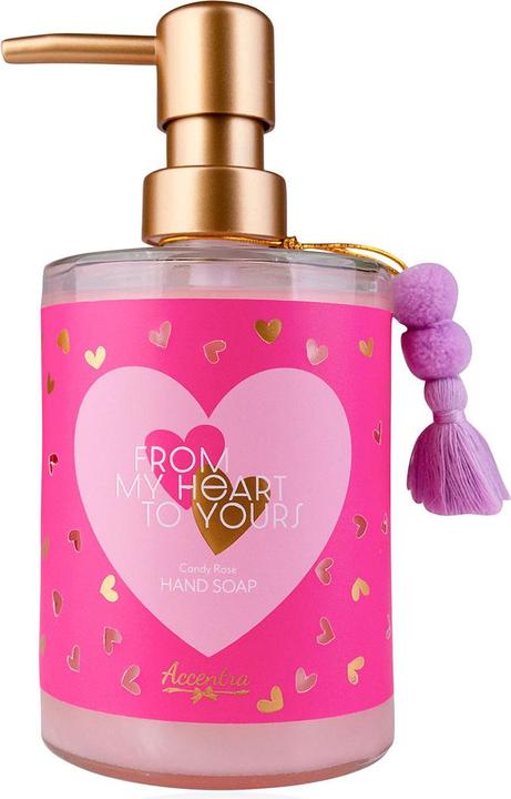 Immagine prodotto Accentra Seifenspender mit Handseife FROM MY HEART TO YOURS (Sapone liquido, 420 ml)