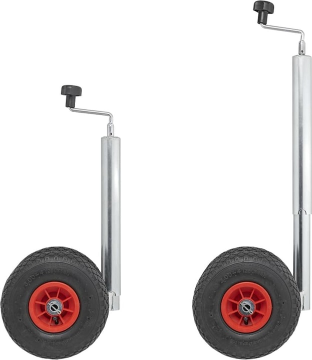 Image du produit ProPlus Roue de support double 2x jante en plastique avec bandage pneumatique