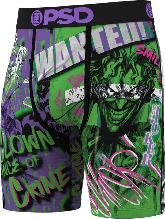 Produktbild PSD Boxershorts JOKER WANTED Unterhosen (Einzelpack)