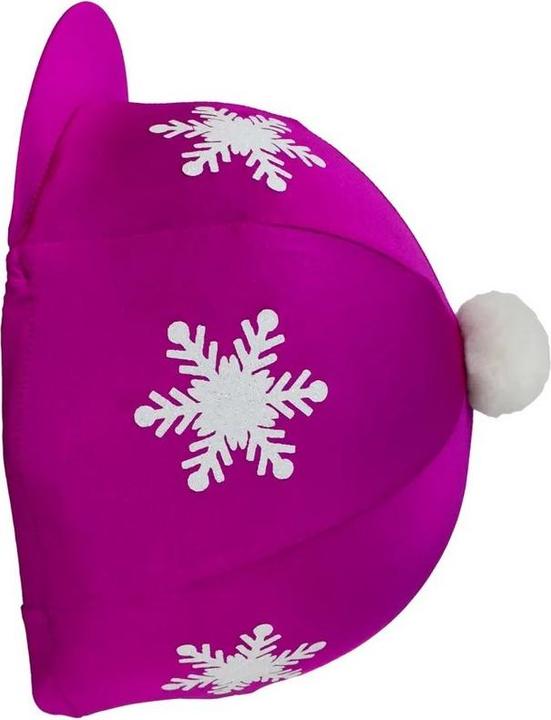 Produktbild Hy Fashion Schneeflocke Helmüberzug Bommel