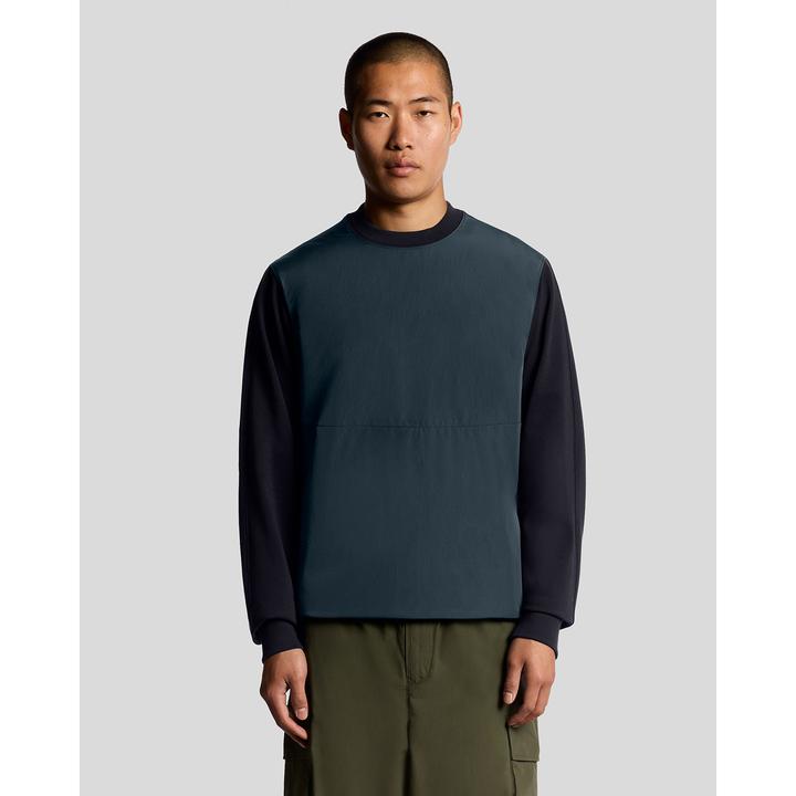 Produktbild Lyle and Scott Hybrides Sweatshirt mit halben Raglanärmeln (S)