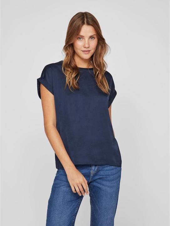 Actual product image Vila Shiny top with short sleeves (38)