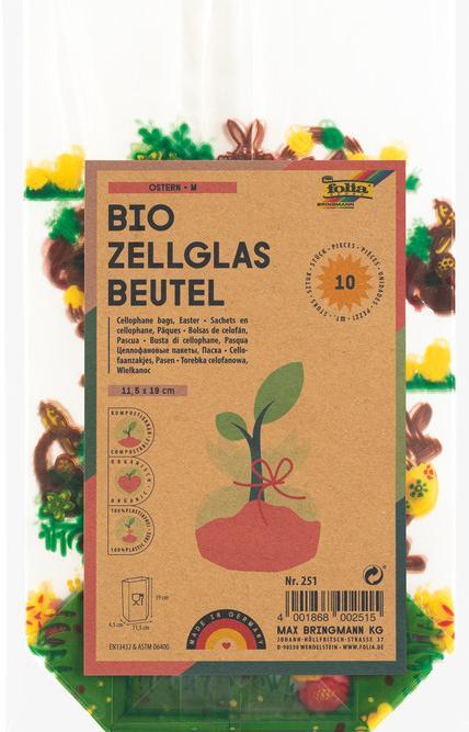 Produktbild Folia Zellglasbeutel mit Osterdruck (1 x)