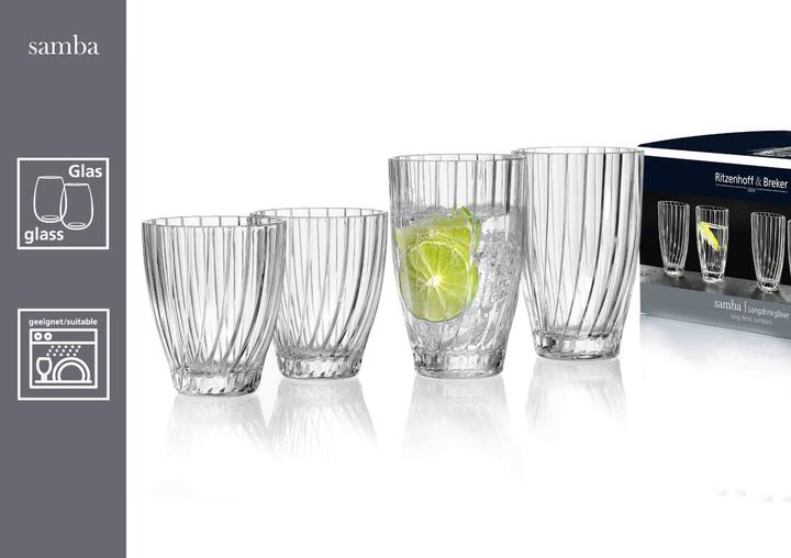 Actual product image Ritzenhoff & Breker Samba Trinkgläser-Set (0.35 l, 12x)