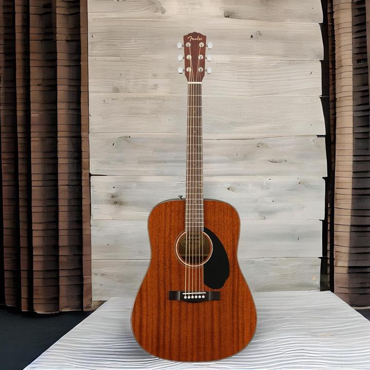 Image du produit Fender Classic Design CD-60S tout acajou westerngitaar acoustique (Guitare occidentale, Touche en noyer, Table d'harmonie en acajou massif, Barre de noyer, table et éclisses en acajou laminé)