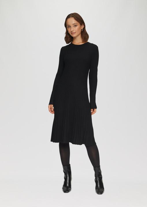 Produktbild s.Oliver Kleid Strickkleid mit Rippstruktur (44)