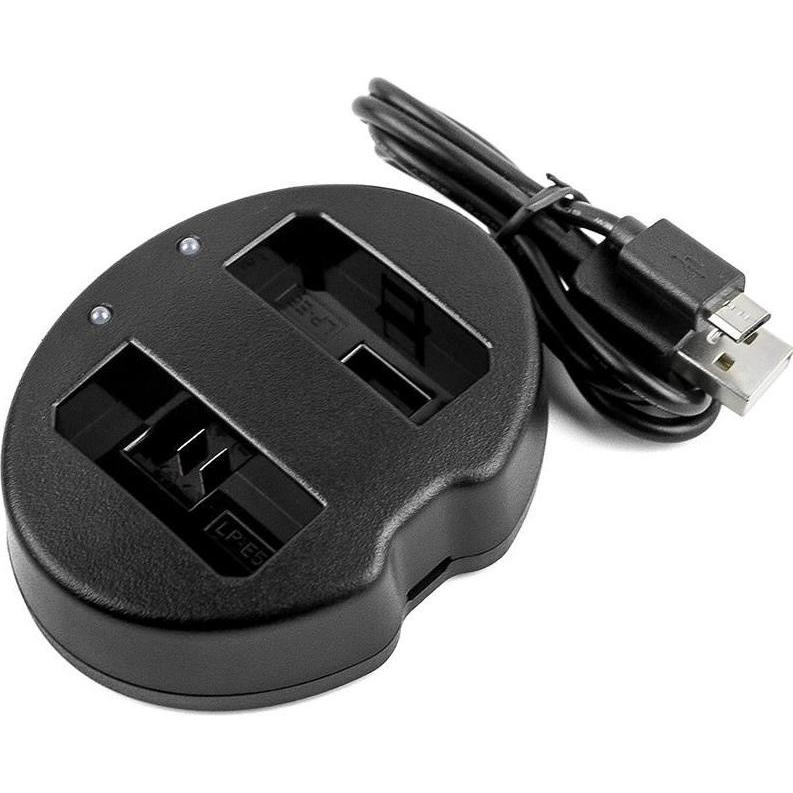 CoreParts Charger for Canon Camera (Akku), Kamera Stromversorgung, Schwarz