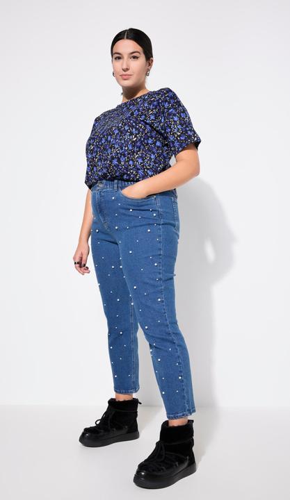 Produktbild Studio Untold Mom-Jeans, Zierperlen, 5-Pocket (48)